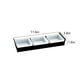 thumbnail image 3 of Bandeja organizadora de plástico blanco con múltiples compartimentos para refrigerios, tapa, 6 frascos de almacenamiento y palés para servir, ideal para la cocina, exhibir comida en fiestas y, 3 of 7