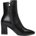 thumbnail image 3 of Women's High Chunky Heeled Boots, Zip Up Ankle Booties with Square Toe | Perfect for Casual Outings and indoors, 3 of 9