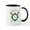 White/Black Inside, variant on CafePress - Baseball Batter Mugs - 11 oz Ceramic Mug - Novelty Coffee Tea Cup