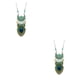 thumbnail image 4 of Qarigey Collar Cadena Larga Plumas De Pavo Real Colgante Ligero Colgante Cómodo Regalo Cumpleaños Al Aire Libre 72x11.9x3.6 2 72x11.9x3.6cm2 2piezas, 4 of 6
