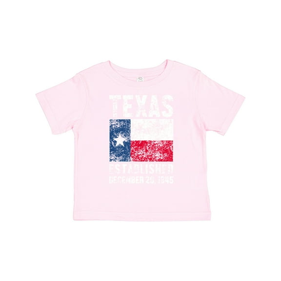 Inktastic Established December 29, 1845 Texas Flag Boys or Girls Toddler T-Shirt