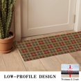 thumbnail image 3 of Brown Red Yellow Plaid Checkered Pattern Door Rugs,Washable Non Slip Door Mats Indoor,Decorative Door Mats,Entry Mat Indoor for Entrance,Bedroom,Kitchen,Bathroom,16"x47", 3 of 6