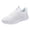 White, variant on AUDeals White High Top Sneakers for Women - Wide Width Walking Shoes with Arch Support, Slip On Running Tennis Shoes