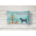thumbnail image 2 of Carolines Treasures BB8499PW1216 Labradoodle Christmas Canvas Fabric Decorative Pillow, 12H x16W, multicolor, 2 of 3