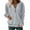 Grey, variant on Women's Autumn And Winter Casual Comfortable Versatile Solid Color Half Zipper Long Sleeve Sweatshirt Butter Hoodies Women Sweat Top Women Cute Woman Sweatshirt Half Zipper Pullover Women Hoodie Tops
