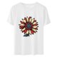 thumbnail image 3 of Camisetas de Manga Corta para Mujeres de Longitud Regular de Poliéster Sólido, Camiseta de Fiesta de Mayo Y Blusa Del Festival para la Primavera Y el Verano, 3 of 3