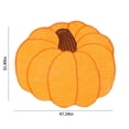 thumbnail image 3 of Extra Large Pumpkin Bath Rug - Super Absorbent Quick Dry Non Slip Washable Soft Carpet for Bathroom, 3 of 8