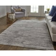 thumbnail image 5 of 2' X 3' Tan Taupe And Gray Abstract Power Loom Distressed Stain Resistant Area Rug, 5 of 9
