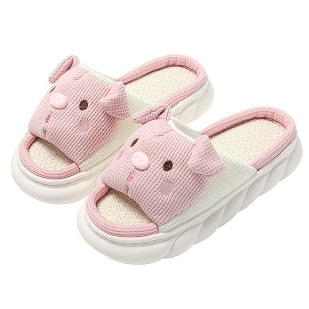 Sandalias Cerdito Chanclas Puerquito Pantuflas Cerdito Pantuflas
