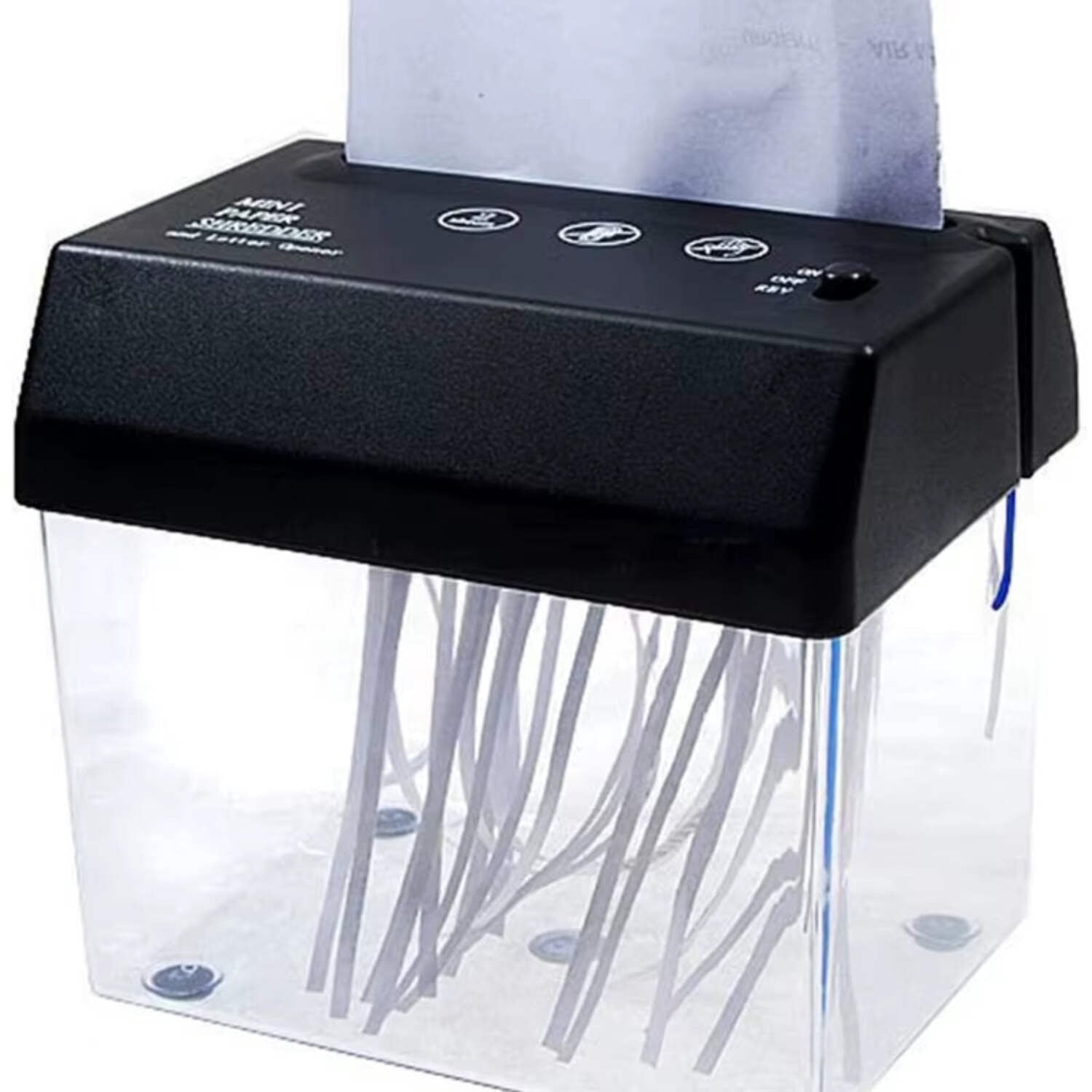 Portable Mini Paper Shredder – Electric USB  Battery Operated Compact Shredder for Documents