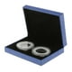 thumbnail image 2 of Soporte Para Monedas Dobles De Lujo, 5 Uds., Para Caja De Monedas Conmemorativa De 38MM, Color Azul Sunnimix Soportes de la exhibición de la moneda, 2 of 7