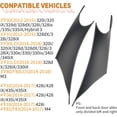 thumbnail image 5 of PRM 2pcs Easy to install car Interior Door Pull Handle Grab Cover Fit for BMW 3 Series 320,328,330,335,F30,F31,F34,F80,M3 and 4 Series 418,420,428,435,F32,F36,F82,F83,M4 2012-2018 Left+Right Black, 5 of 16