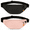 black+pink, variant on Spacious Unisex Waist Pack – Lightweight Fanny Bag with Roomy Storage, Wear as Crossbody or Chest Bag for Running, Hiking, Festival – Simple & Stylish Outdoor Belt Pack