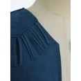 thumbnail image 5 of JanJean Kids Boys Western Cowboy Cowgirl Vest Halloween Holiday Carnival Party Dress Up Role Play Navy Blue 4, 5 of 7