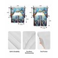 thumbnail image 5 of Turtle Swag Kitchen Curtains Sets for Windows 24 Inch Length, Ocean Fish Coral Underwater World Cartoon Short Window Curtain Panels Swags Valances and Tiers 3 Piece Set for Cafe/Dining Room, 5 of 5