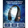 thumbnail image 4 of FrSara 3-Speed 5200mAh LED Display Portable Bladeless Neck Fan, 4 of 9