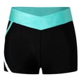 thumbnail image 6 of Xnihocha Kids Girls Gymnastic Ballet Dance Outfits Sleeveless Crop Tops and Booty Shorts Tracksuits Blue Green 12, 6 of 7
