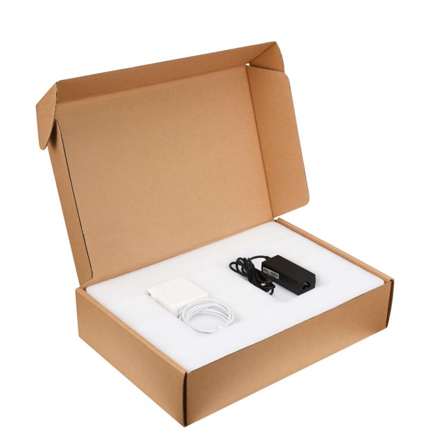 Iacoka Laptop Shipping Box, Secure Mailer Box with Foam Protection, Fits Most Ultrabook or Screen Sizes