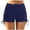 Dark Blue, variant on Women's High Waist Square Leg Drawstring Swim Shorts Bikini Bottoms Swim Shorts Army Green,XL