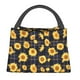 thumbnail image 1 of Easygdp Royal Blue Plaid Sunflower Bolsa de Almuerzo Insulada Reutilizable, Bolsa de Mano y Bandolera para Oficina, Trabajo, Viajes, 1 of 6