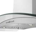 thumbnail image 5 of ZLINE 36 in. Wall Mount Range Hood in Stainless Steel & Glass (KN4-36), 5 of 5