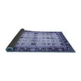 thumbnail image 2 of Ahgly Company Indoor Square Abstract Blue Modern Area Rugs, 7' Square, 2 of 4