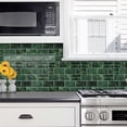 thumbnail image 5 of DEWOO Peel and Stick Backsplash - 10 Sheets of 12"×12" - 3D Adhesive Peel and Stick Tile Backsplash for Kitchen, Bathroom, Wall Tile, Green, 5 of 12