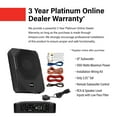 thumbnail image 5 of Sound Storm Laboratories US10K 10 Inch Under Seat Powered Car Audio Subwoofer - 1000 Watts Max, Low Profile, Built in Amplifier, For Truck, Boxes and Enclosures, Remote Subwoofer Control, 5 of 13