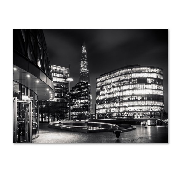 Trademark Fine Art "Gotham Side of London" Canvas Art by Giuseppe Torre
