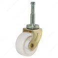 thumbnail image 1 of Madico F43334 Roulette de Meuble Légère 1,6 Po, Blanc - Plastique, 1 of 1