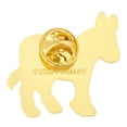 thumbnail image 3 of PinMart's Gold Democrat Donkey Pin, 3 of 3