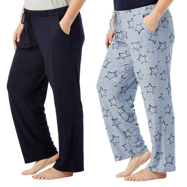 Lucky Brand Womens Front Pockets Lounge Pant 2 Pack 