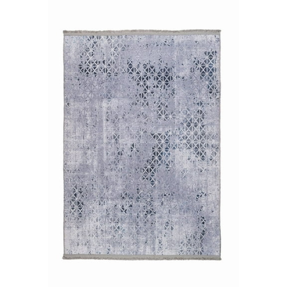 Benedikt Grey Abstract Polyester Area Rugs for Living Room Washable Rugs Boho Area Rug Soft Neutral Geometric Bohemian Carpet Distressed Indoor Rug for Bedroom Dining Room Office Foldable Nonslip Rug