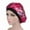 B, variant on Soft Silk Hair Bonnet with Wide Band Comfortable Night Sleep Hat for Hair and Loss Prevention
