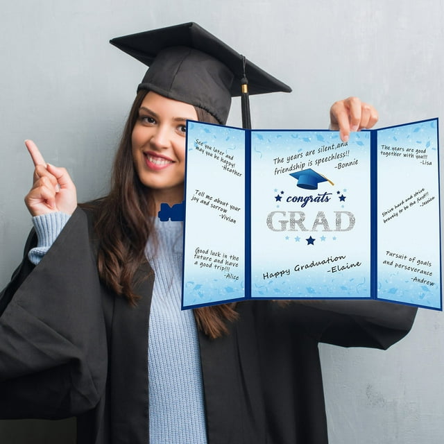 TopLLC College High School Graduation Signed Memorial Book Graduation Party Classmates Signed Guestbook Graduation Book