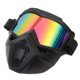 thumbnail image 1 of Máscara de soldador resistente al polvo, corte, esmerilado, antisalpicaduras, casco de soldadura Barbilla redonda coloreada, 1 of 9