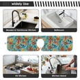 thumbnail image 6 of Coolnut 2 Pack Faucet Mat Splash Guard for Kitchen Sink,Tropical Birds 30x5 Inch Super Absorbent Microfiber Sink Protector Mat, Kitchen Sink Mat Machine Washable Kitchen Sink Accessories, 6 of 7