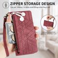 thumbnail image 2 of Allytechgroup for Samsung Galaxy S24 Ultra Case with Cards Holder, RFID Blocking PU Leather Wallet Case Support Wireless Charging Shockproof Full Body Protective for Samsung Galaxy S24 Ultra, Red, 2 of 8