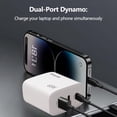 thumbnail image 4 of Cargador Ernydal de 65 W GaN USB-C PD Fast con dos USB-C y USB-A, 4 of 6