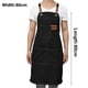 thumbnail image 2 of Delantal de bolsillo grande con correa para el hombro, delantal de cocina para cocinar, hornear, restaurante, ropa de trabajo, 2 of 7