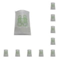 thumbnail image 1 of Cateissary Bolsa de zapatos con cuerda Bolsa a prueba de polvo Bolsa de almacenamiento de bolsillo de tela no tejida suelta Bolsas de viaje con Blanco 10piezas, 1 of 6