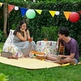 thumbnail image 2 of Spring Outdoor Ottoman, English Garden, 2 of 2