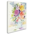 thumbnail image 2 of Trademark Fine Art "Vase with Bright Blooms" Canvas Art by Sheila Golden, 2 of 3