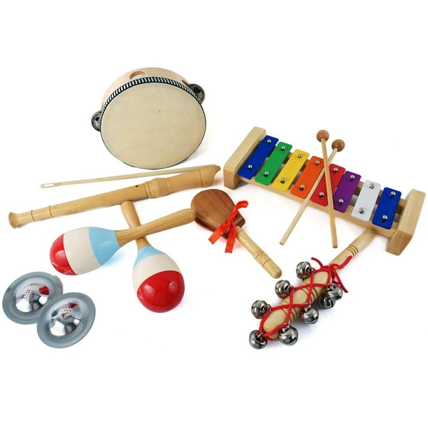 GP Percussion GPBXPB 7Piece Percussion Box Set, Bell