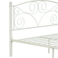 thumbnail image 4 of Full Size Metal Bed Frame, 600Lbs Load oise Free Platform Bed Frame with Vintage Headboard Footboard, 4 of 5