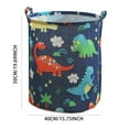 thumbnail image 3 of Ongmies Storage Bag Clearance Laundry Hamper with Handles Collapsible Canvas Laundry Basket Storage Basket Home Organizer for Nursery Clothes toys Baby Hamper Home Decor D, 3 of 5