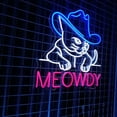 thumbnail image 3 of Handmadetneonsign Cowboy Cat Neon Sign, Cowboy Hat Wall Art Decor, Grooming Spa Wall Decor, 3 of 5