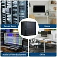 thumbnail image 7 of Studyset 12U Wall Mount Network Cabinet - 17.7" Deep Server Rack Enclosure with Locking Glass Door & Removable Side Panels, IT/AV Equipment Rack for Secure Data and Audio-Visual Installations, 7 of 7