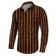 thumbnail image 1 of Camisa nueva para hombre, camisa informal con estampado de rayos, camisa de fiesta con solapa, diseño de diseñador de lujo a la moda, camisa de tela cómoda con botones, 1 of 6