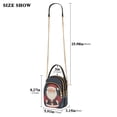 thumbnail image 2 of FORMRS Crossbody Bag for Women Quilted Travel Shoulder Cell Phone Purse with Chain Strap Handbag, Blue Christmas Santa, 2 of 7